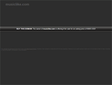 Tablet Screenshot of musiclike.com